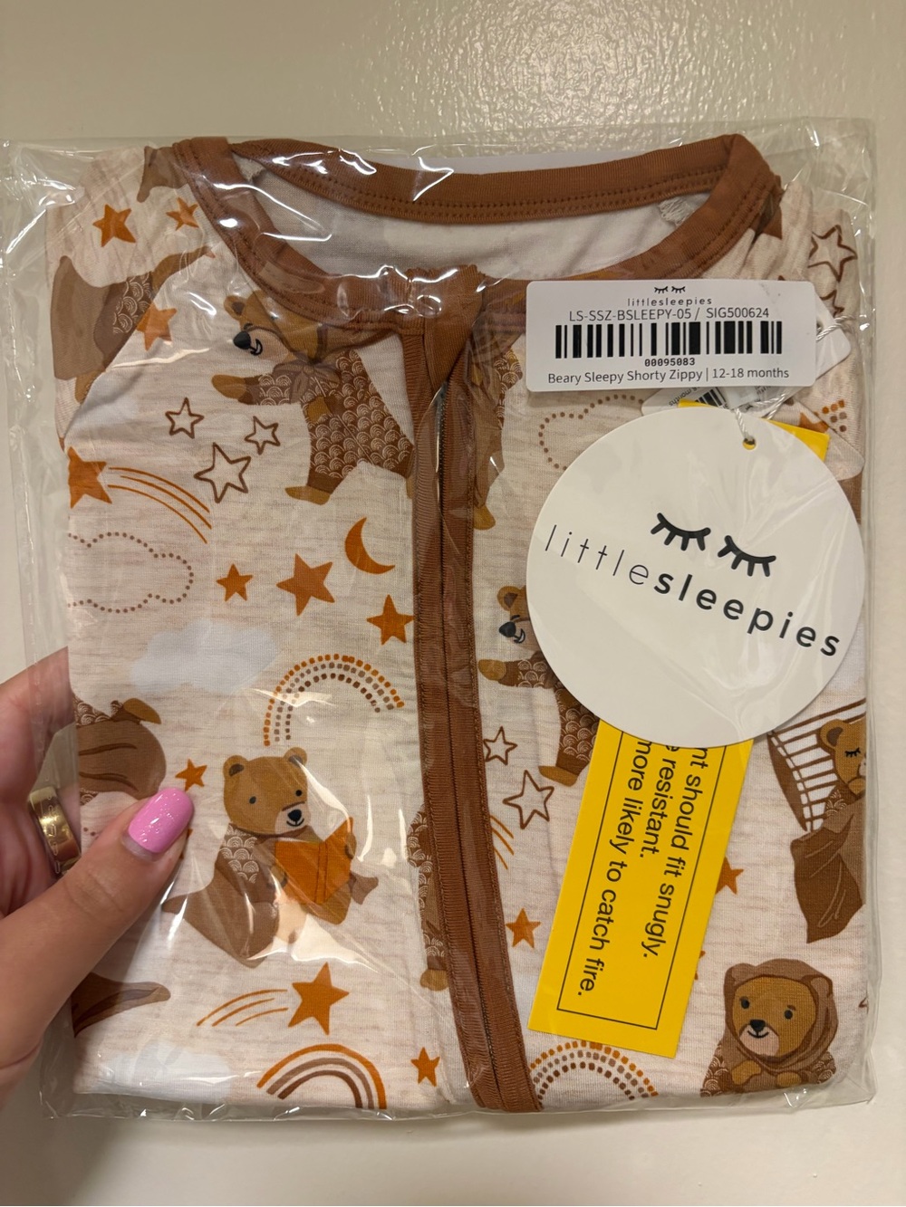 Little Sleepies Shorty Romper 12-18